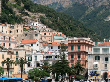 capodanno amalfi in piazza in centro storico foto